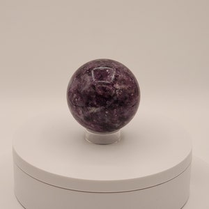 Purple Mica Sphere, Crystal Sphere, Purple Mica, 382 g, 64.3 mm