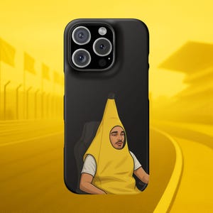 Charles Leclerc Banana Meme F1 Phone Case | Snap-on Cover | iPhone Samsung Accessory | Formula One