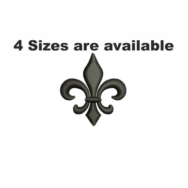 Fleur De Lis Borduurontwerp | Fleur De Lis dst-bestand | Fleur De Lis jef-bestand | Fleur De Lis pes-bestand | Vp3-bestand | hus-bestand | VIP-bestand