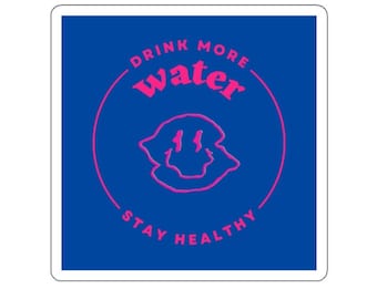 Drink meer watersticker