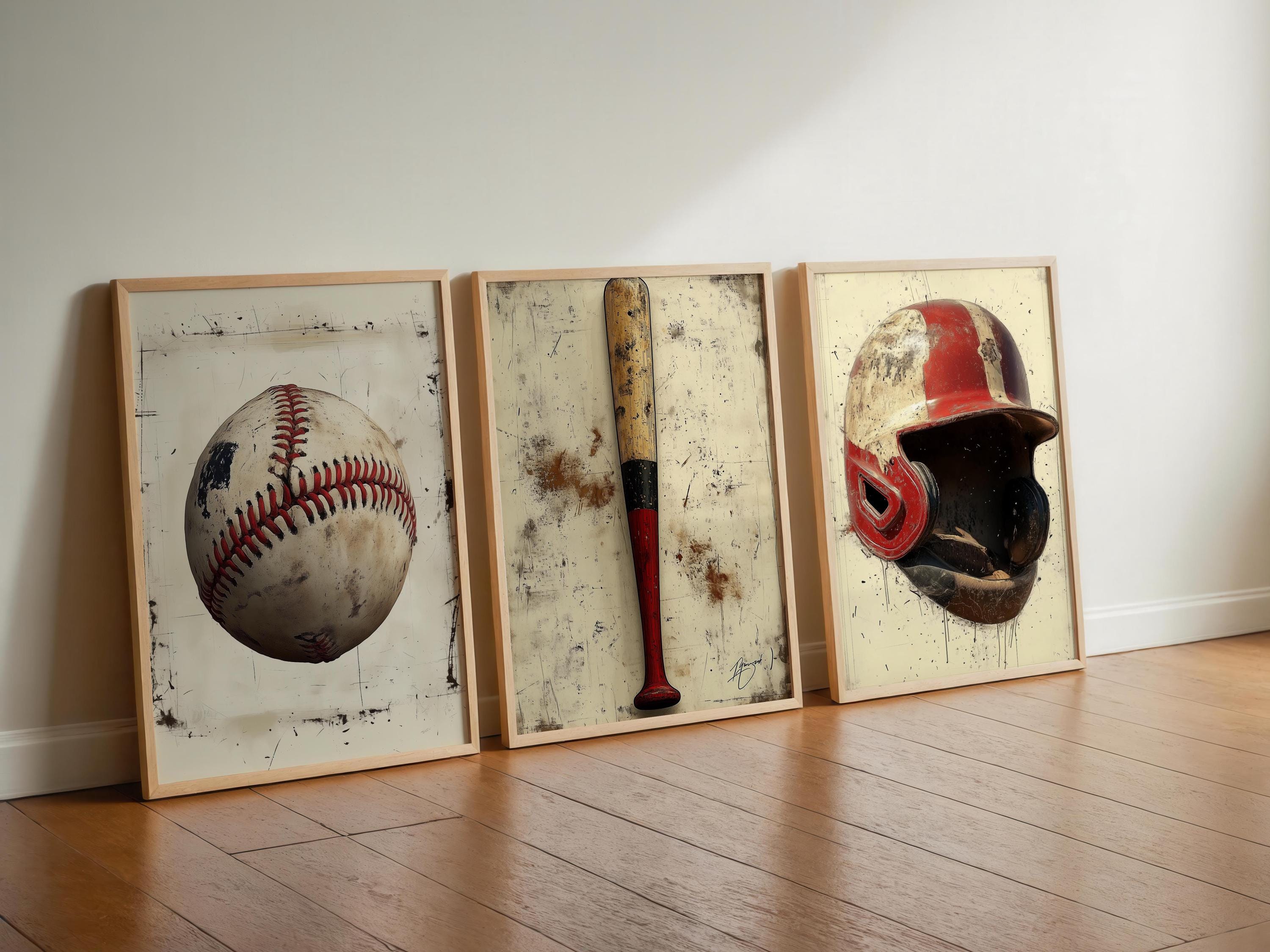 Clip Cravate Vintage En Forme De Batte De Baseball - Années 50 - Plaqué Or - Insolite