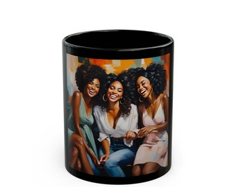 Friends Black Mug (11oz)