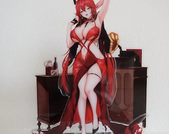 Red Hood Acrylic Large Diorama Standee Nikke: Goddess of Victory Nonsense Red Fan Art Waifu Artwork Fan Made Merch