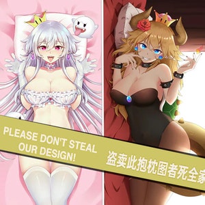 Bowsette body pillow sales