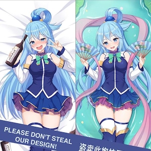 Konosuba aqua body pillow new arrivals