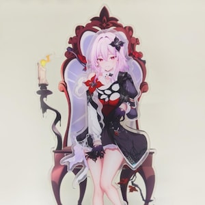 Evernight Large Acrylic Standee Honkai Star Rail Fan art Waifu Artwork HSR March 7th Fan Made Merch