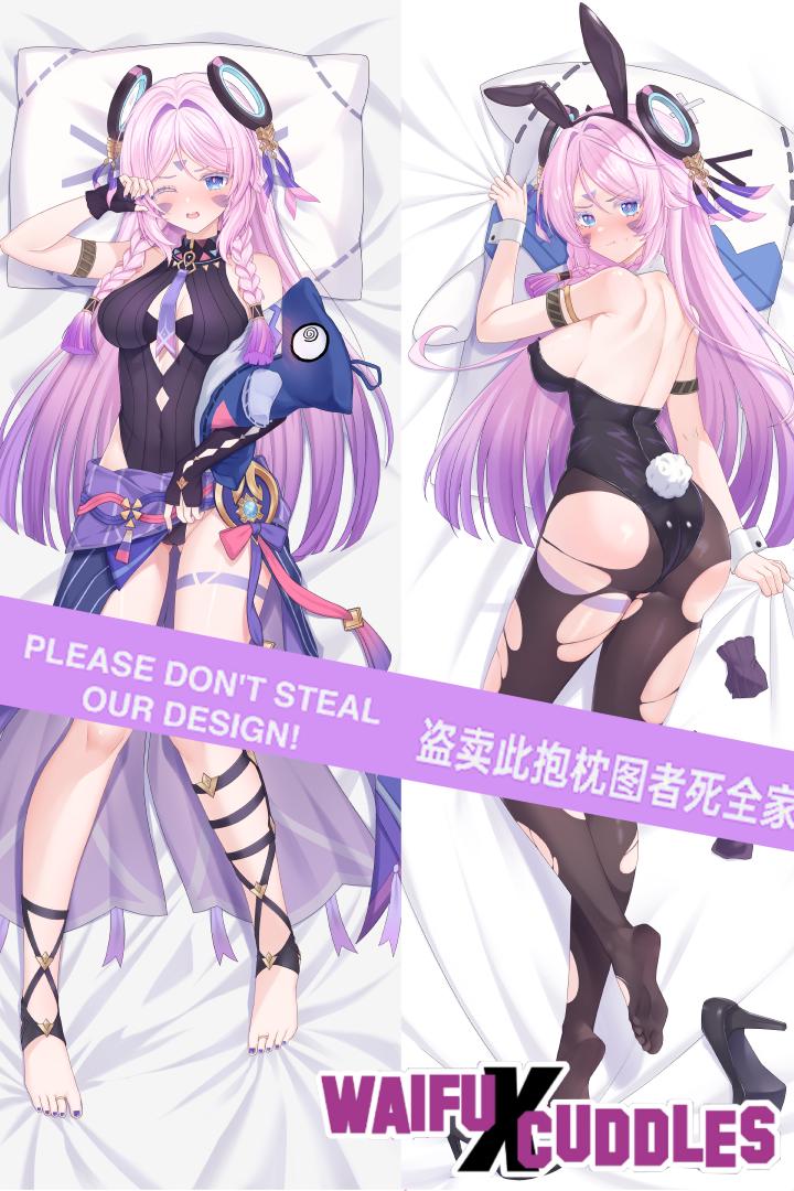 Citlali Dakimakura Genshin Impact Fan Made GI Waifu Merch breloque porte-clés coussin 2 voies