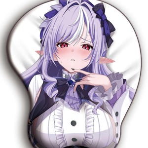 Vivian Banshee 3D Mousepad Zenless Zone Zero Hoyoverse Fan made Merch ZZZ Oppai Wrist Support