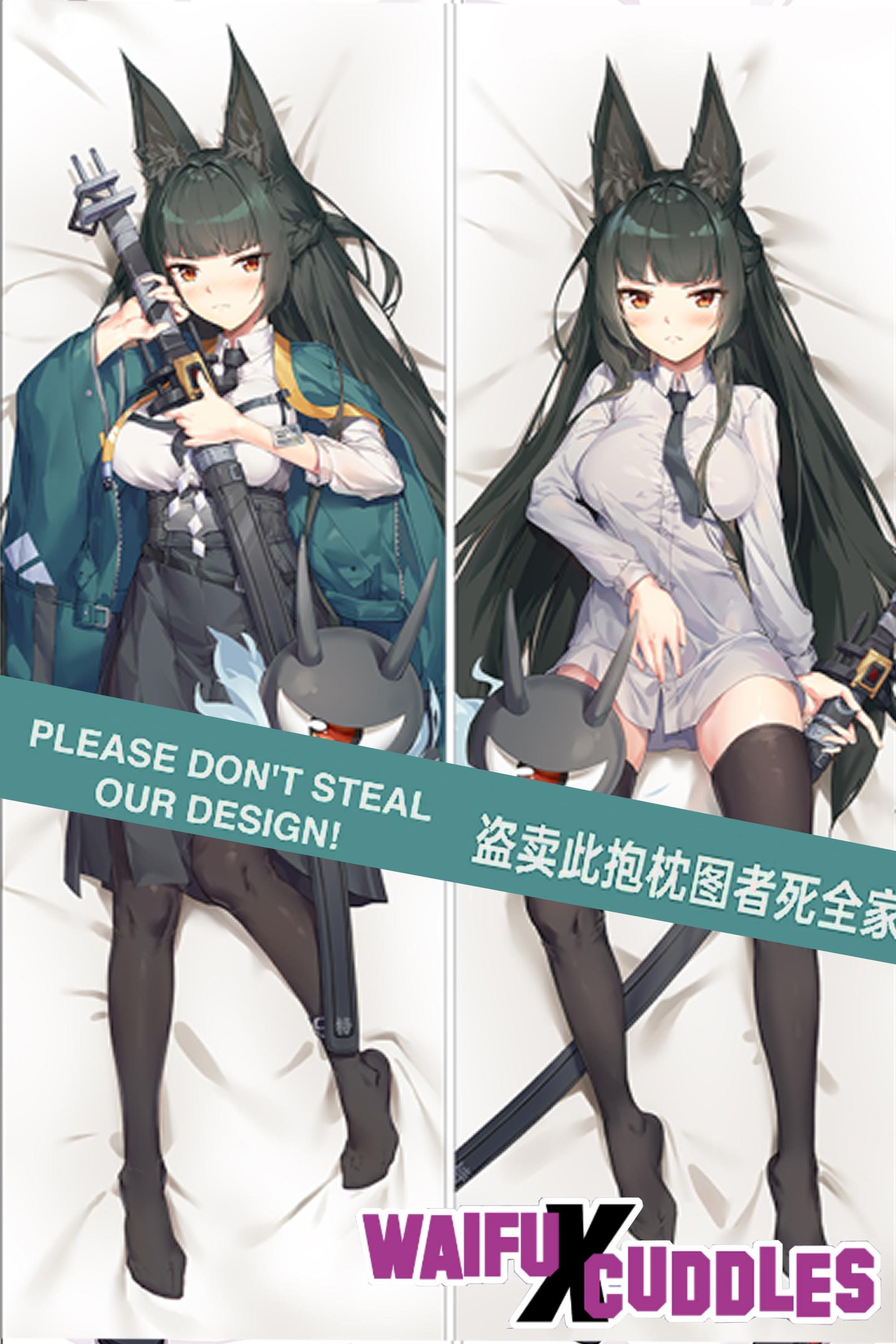 Hoshimi Miyabi Dakimakura Zenless Zone Zero Fan Made ZZZ Waifu Merch 2 Way Tricot Pillow Keychain Charm