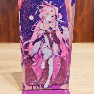 Honkai Star Rail Fanart Fan made Acrylic Glitter Quick standee Acrylic Block HSR Cute Kawaii Anime Waifu Fan Merch