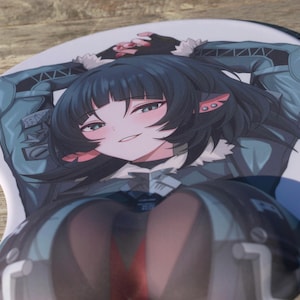 Jane Doe 3D Mousepad Zenless Zone Zero Hoyoverse Fan made Merch ZZZ Oppai Wrist Support