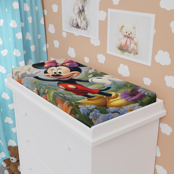 Mickey Mouse Changing Pad Etsy