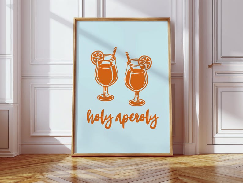 2 Ciondoli Aperol Spritz In Acrilico A Forma Di Cocktail | Decorazioni Creative Per Feste E Portachiavi Profumati All'arancia