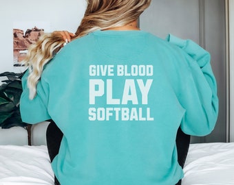 Softball Player Sweatshirt Softball Coach Sweater Softball Practice shirt team gift Athletic shirt Softball Fan Sweatshirt Softball Love