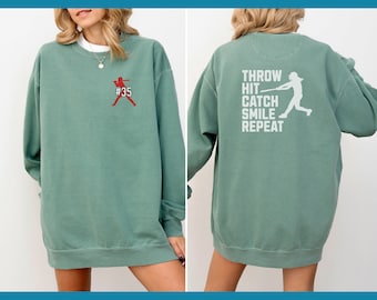Softball Player Sweatshirt Softball Coach Sweater Softball mom shirt Softball team gift Athletic shirt Softball Fan Sweatshirt Softball Love