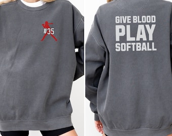 Softball Player Sweatshirt Softball Coach Sweater Softball mom shirt Softball team gift Athletic shirt Softball Fan Sweatshirt Softball Love