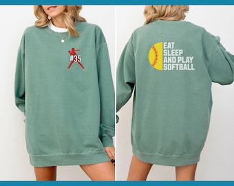 Softball Player Sweatshirt Softball Coach Sweater Softball mom shirt Softball team gift Athletic shirt Softball Fan Sweatshirt Softball Love