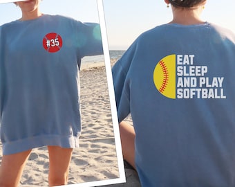 Softball Player Sweatshirt Softball Coach Sweater Softball Practice shirt team gift Athletic shirt Softball Fan Sweatshirt Softball Love