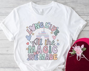 Long Live All The Magic Shirt, Disney Castle Shirt, Disney Aesthetic Shirt, Disneyworld Shirt, Disney Family Shirt, Disney Travel Shirt