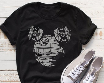 Mickey Death Star, Star Wars Shirt, Disney World Shirt, Star Wars Vintage shirt, Star Wars Gift, Disney Man Shirt, Star Wars Tee