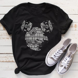 Étoile de la mort Mickey, chemise Star Wars, chemise Disney World, chemise vintage Star Wars, cadeau Star Wars, chemise homme Disney, t-shirt Star Wars