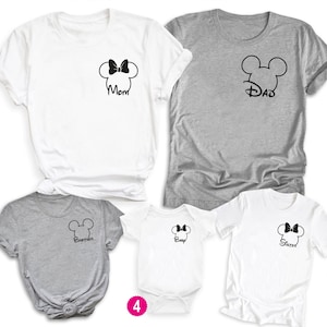 Disney Family Shirts, Mickey and Minnie Pocket Shirt, Disneyworld Family Shirts, Custom Disney Vacation Trip Shirts, Disneyland Custom Shirt