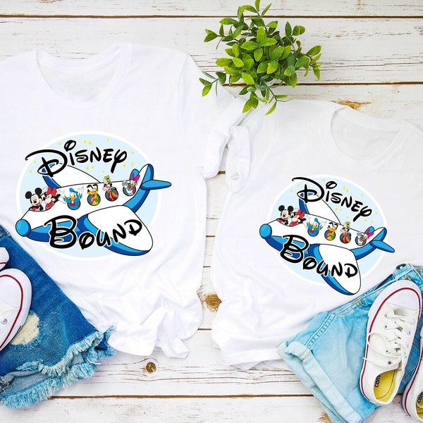 Disney Bound Shirt, Disney Airplane Shirt, Disney Trip Shirt, Disney Family Shirts, Disney Kids And Adults Shirt, Disney Vacation Shirt