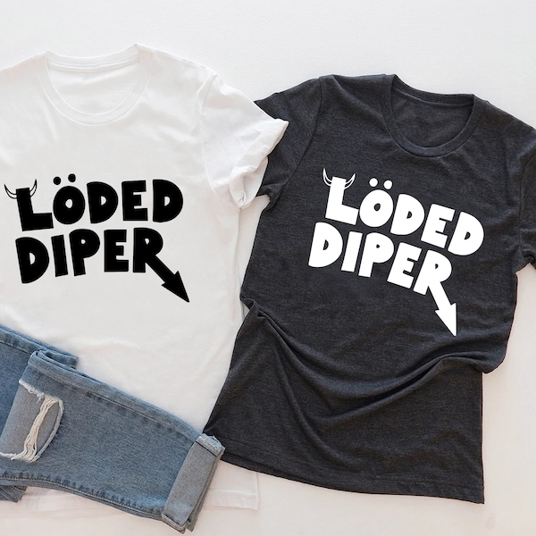 Loded Diper Shirt, Loded Diper T Shirt, Vintage Look, Diary of a Wimpy Kid Tee , Rodrick Rules T-Shirt