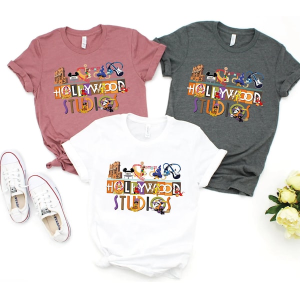 Disney Hollywood Studios Comfort Colors Shirt, Disney Trip Family Shirt, Disney Aesthetic Shirt, Retro Disneyworld Shirt, Disneyland Shirt