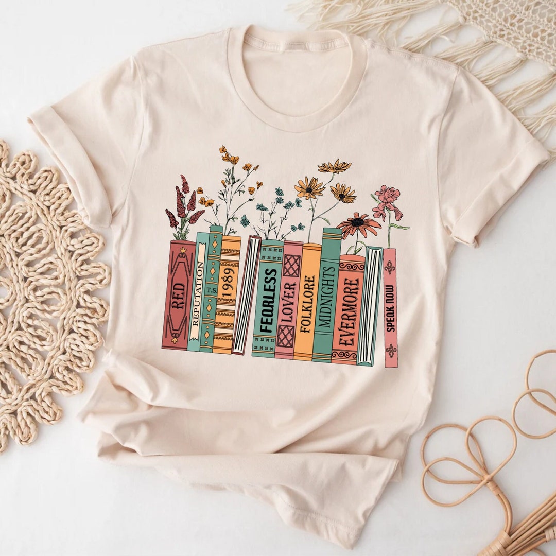 Albums as Books Shirt, Trendy Aesthetic for Book Lovers, Crewneck ...