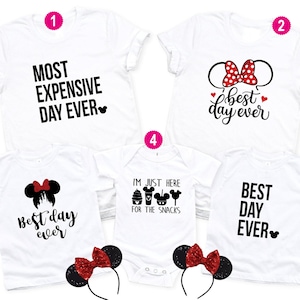 Best Day Ever Shirt, Disney Family Shirts, Custom Disney Shirts, Disney Matching Shirts, Let's Do This Shirt, Most Expensive Day Ever Shirt