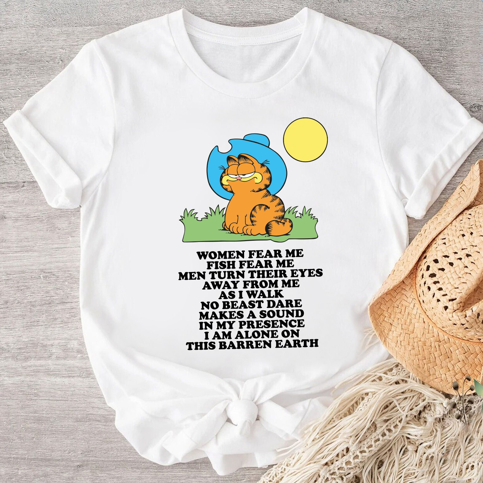 Meme Garfield Etsy - Shirt