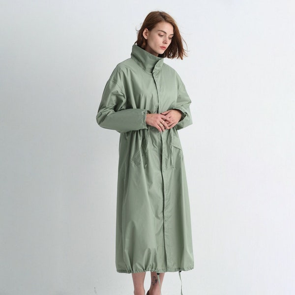 Persephone Regenmantel - Eleganter, atmungsaktiver, figurbetonter Regenponcho/Regencape/Regenjacke (zum Radfahren/Wandern/Alltag)