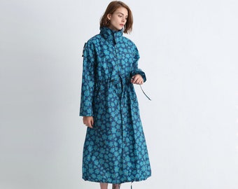 Hera Raincoat - Elegant, breathable, figure-hugging rain poncho/rain cape/rain jacket (for cycling/hiking/everyday life)