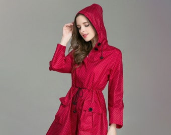 Centaurus Raincoat - Elegant, breathable, figure-hugging rain poncho/rain cape/rain jacket (for cycling/hiking/everyday life)