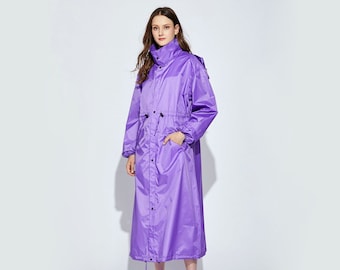 Pheme Raincoat - Elegant, breathable, figure-hugging rain poncho/rain cape/rain jacket (for cycling/hiking/everyday life)