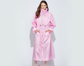 Hecate Regenmantel - Eleganter, atmungsaktiver, figurbetonter Regenponcho/Regencape/Regenjacke (zum Radfahren/Wandern/Alltag)