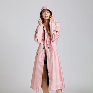 Reticulum Raincoat - Elegant, breathable, figure-hugging rain poncho/rain cape/rain jacket (for cycling/hiking/everyday life)