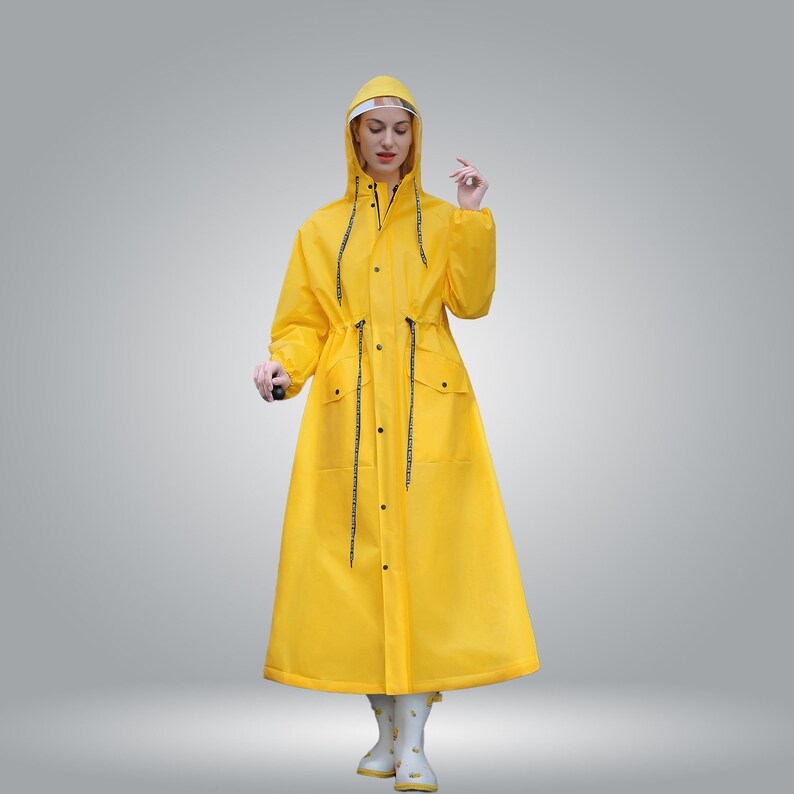 Antlia Raincoat Elegant, breathable, figure-hugging rain poncho/rain cape/rain jacket for cycling/hiking/everyday life image 4