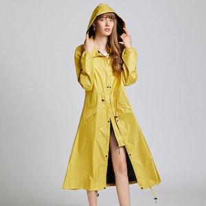 Lexar Raincoat Elegant, breathable, figure-hugging rain poncho/rain cape/rain jacket for cycling/hiking/everyday life image 2