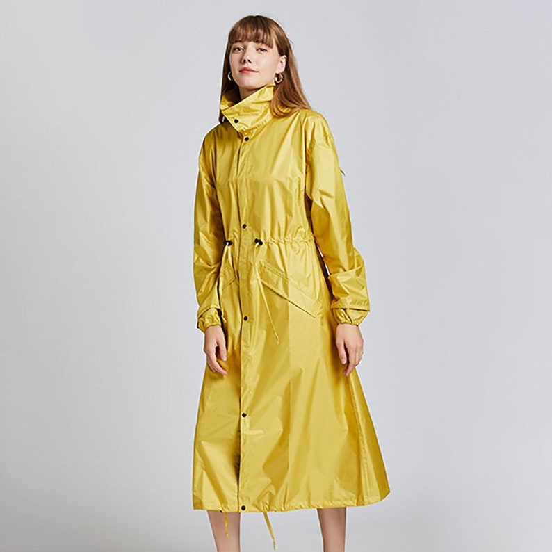 Lexar Raincoat Elegant, breathable, figure-hugging rain poncho/rain cape/rain jacket for cycling/hiking/everyday life image 1