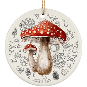 Mushroom Ornaments, Ornament Gifts, Magical Mushroom Ornament, Ornaments Mushroom Ornaments, Gift For Christmas