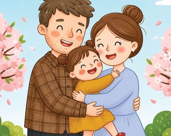 Custom Children's Book Illustration, Personalized Story Book