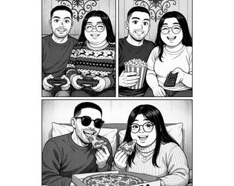 Custom Couple Comic Book Gift, Personalized Anniversary Present