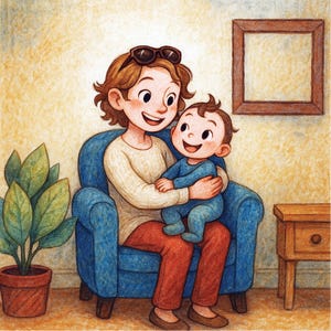 Ilustrador/a dibujado/a a mano para libro infantil vintage personalizado