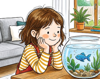 Personalized Children Book Illustration, Custom Story Books