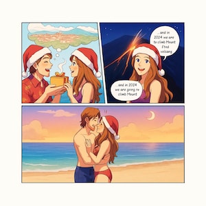 Personalisierter Comic aus deiner Geschichte - ein individuelles Cartoon Geschenk für jeden Anlass