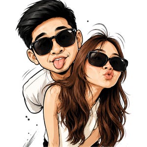 Custom Caricature Portrait – Funny Boss or Coworker Gift, Personalized Cartoon Drawing from Photo image 12