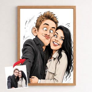 Custom Caricature Portrait – Funny Boss or Coworker Gift, Personalized Cartoon Drawing from Photo image 19