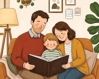Libro per bambini personalizzato, storia e illustrazione personalizzate